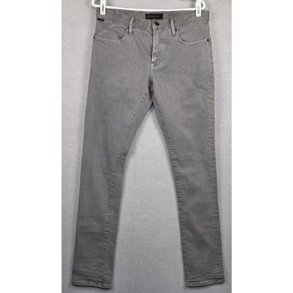 John Varvatos Matchstick Jeans Mens 30x32 Gray